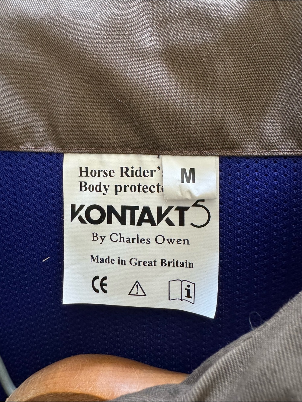 Charles Owen Kontact Safety Vest Equestrian Sz M - Picture 4 of 11